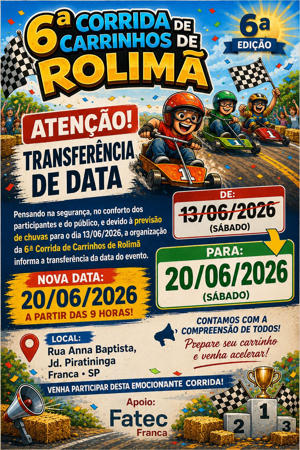 6ª Corrida de Carrinhos de Rolimã